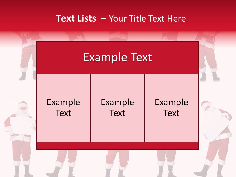 Men Xmas Costume PowerPoint Template