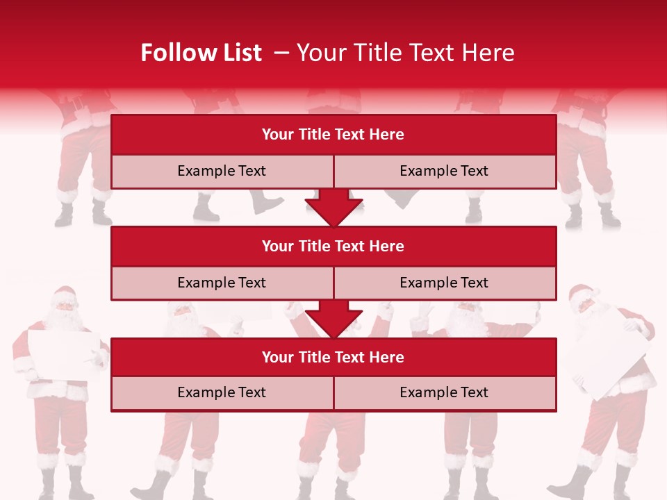Men Xmas Costume PowerPoint Template