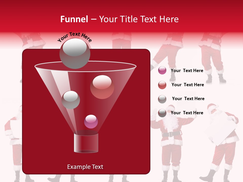 Men Xmas Costume PowerPoint Template