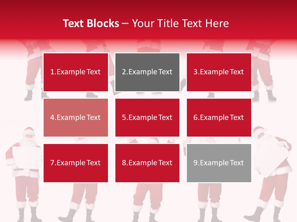 Men Xmas Costume PowerPoint Template