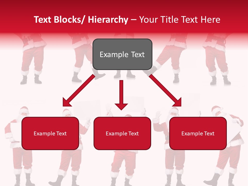 Men Xmas Costume PowerPoint Template