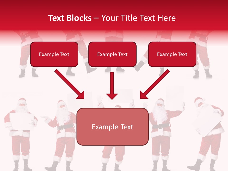 Men Xmas Costume PowerPoint Template