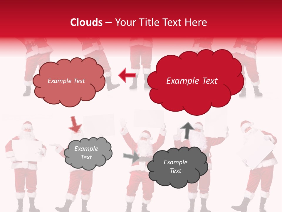 Men Xmas Costume PowerPoint Template