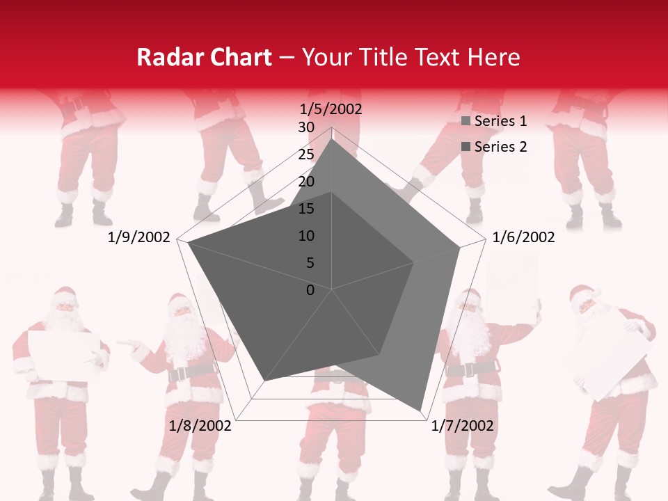 Men Xmas Costume PowerPoint Template