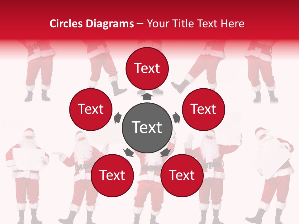 Men Xmas Costume PowerPoint Template