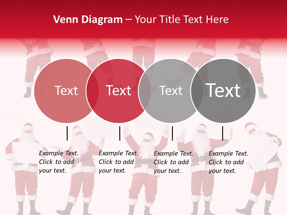 Men Xmas Costume PowerPoint Template