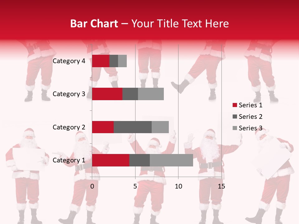 Men Xmas Costume PowerPoint Template