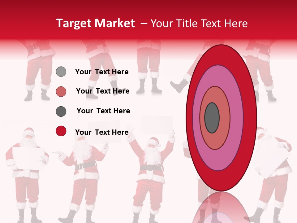 Men Xmas Costume PowerPoint Template