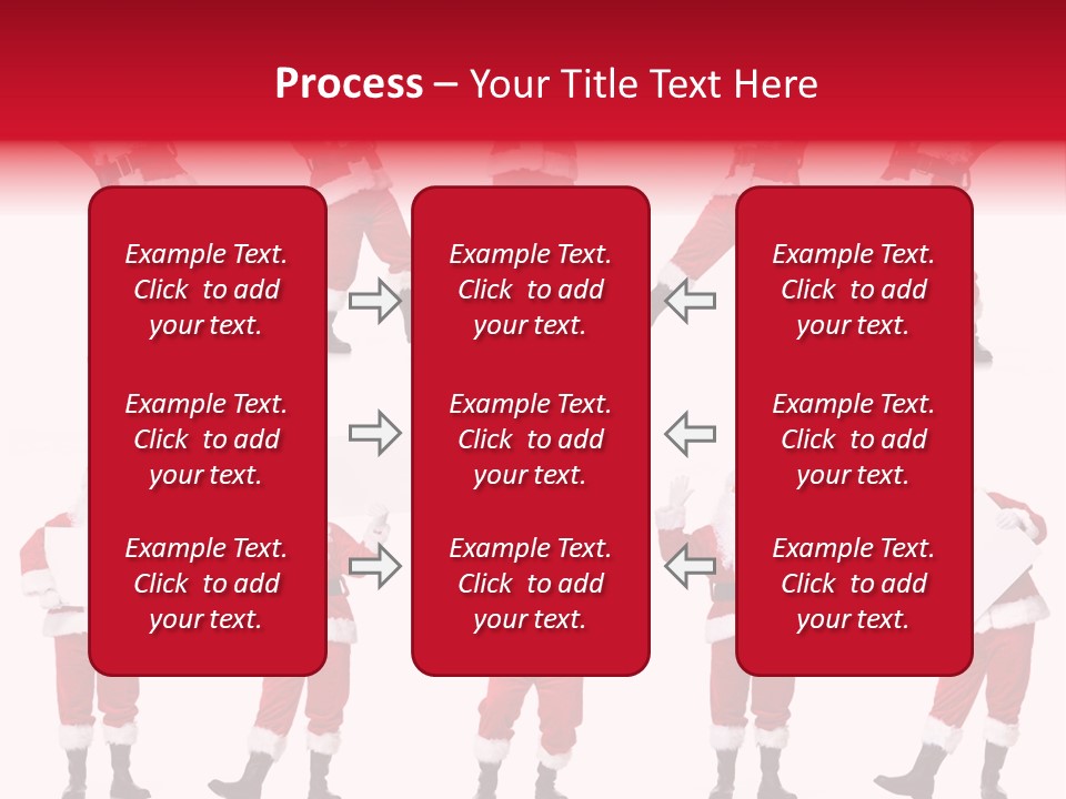 Men Xmas Costume PowerPoint Template