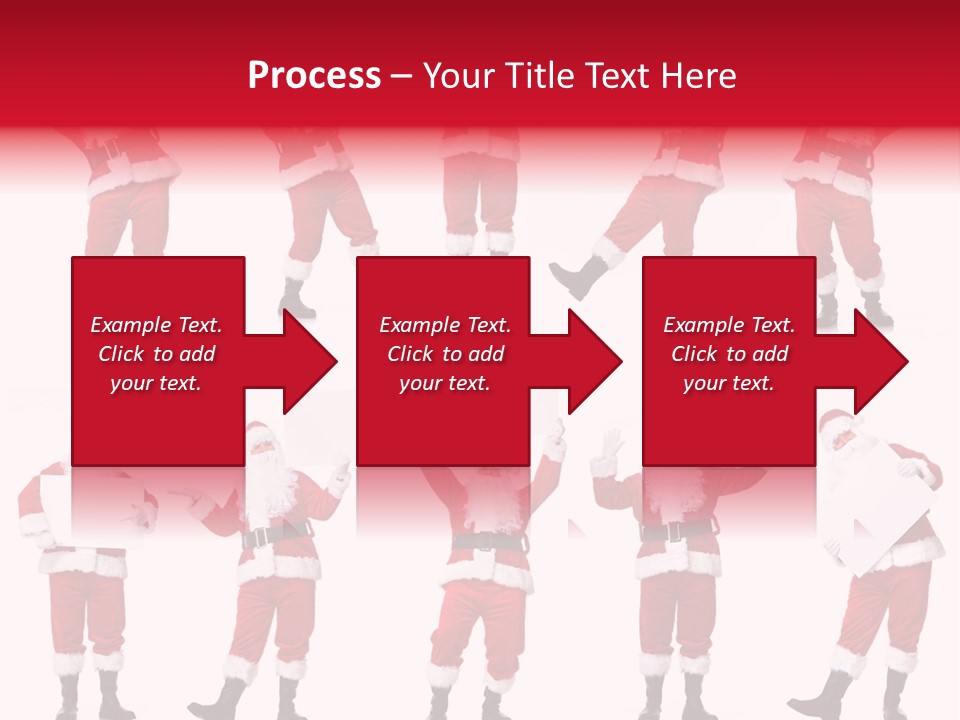 Men Xmas Costume PowerPoint Template
