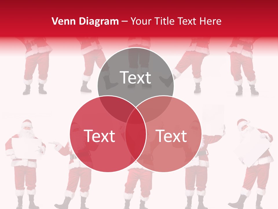 Men Xmas Costume PowerPoint Template