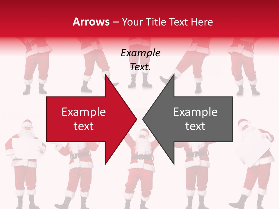 Men Xmas Costume PowerPoint Template