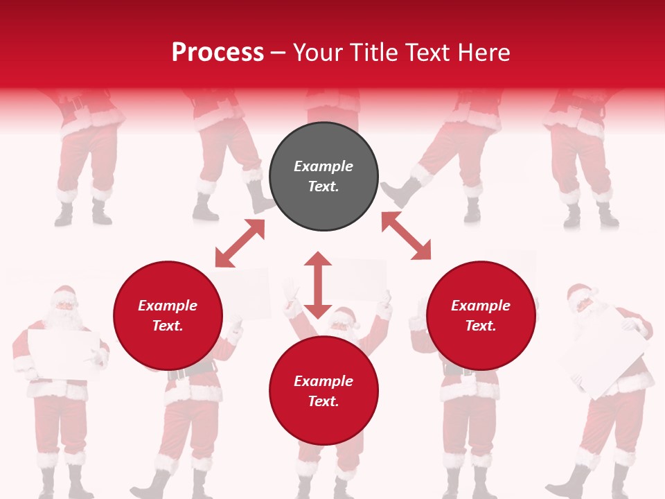 Men Xmas Costume PowerPoint Template