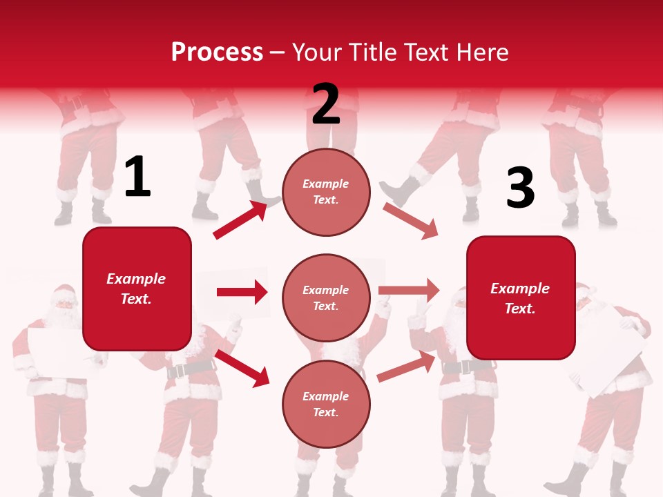 Men Xmas Costume PowerPoint Template