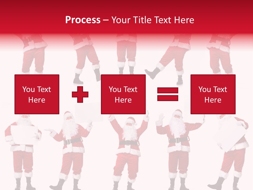 Men Xmas Costume PowerPoint Template
