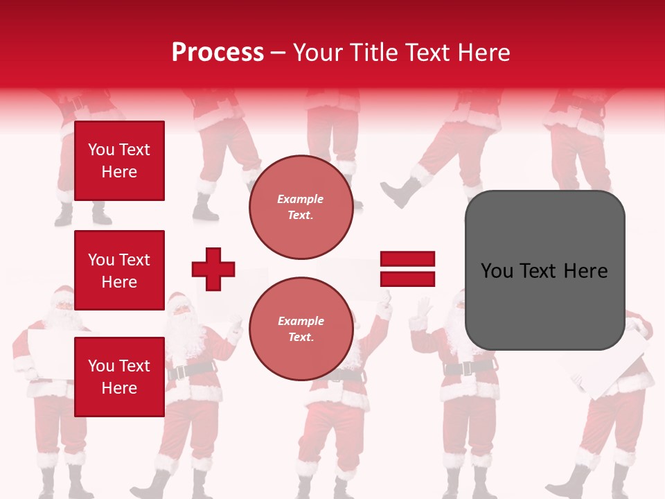 Men Xmas Costume PowerPoint Template