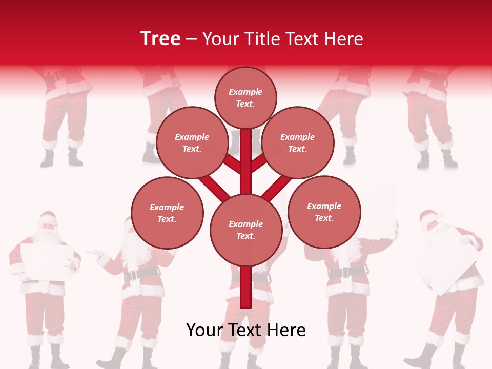 Men Xmas Costume PowerPoint Template