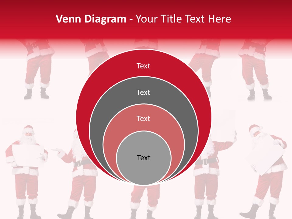 Men Xmas Costume PowerPoint Template