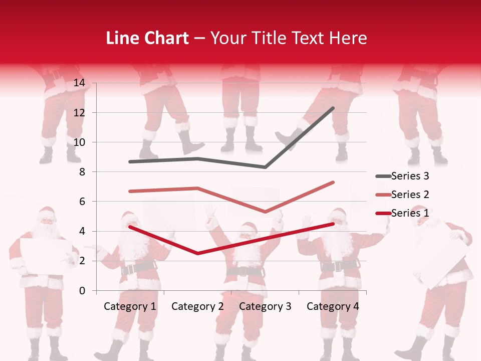 Men Xmas Costume PowerPoint Template