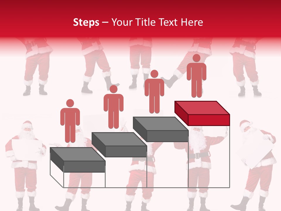 Men Xmas Costume PowerPoint Template