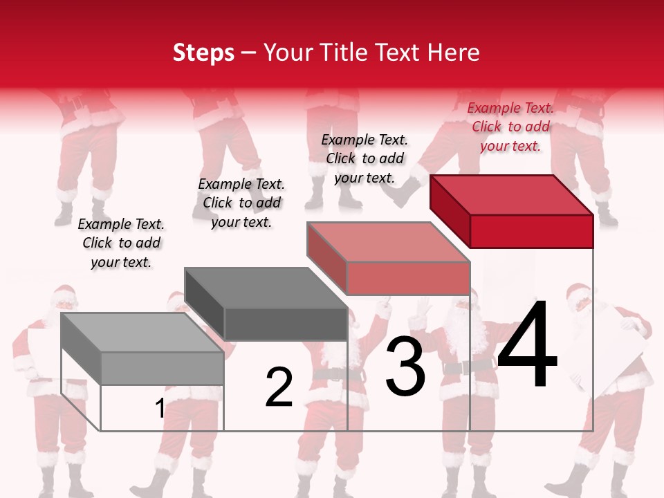 Men Xmas Costume PowerPoint Template