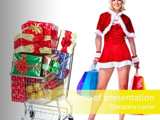 Merry Celebration Helper PowerPoint Template