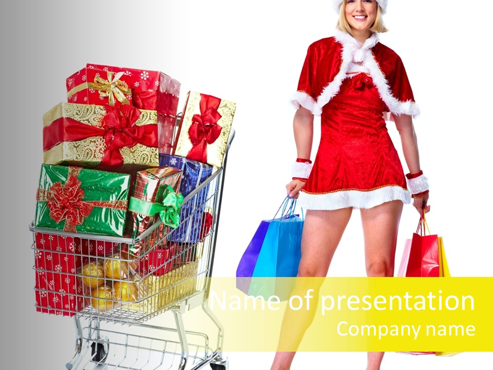 Merry Celebration Helper PowerPoint Template
