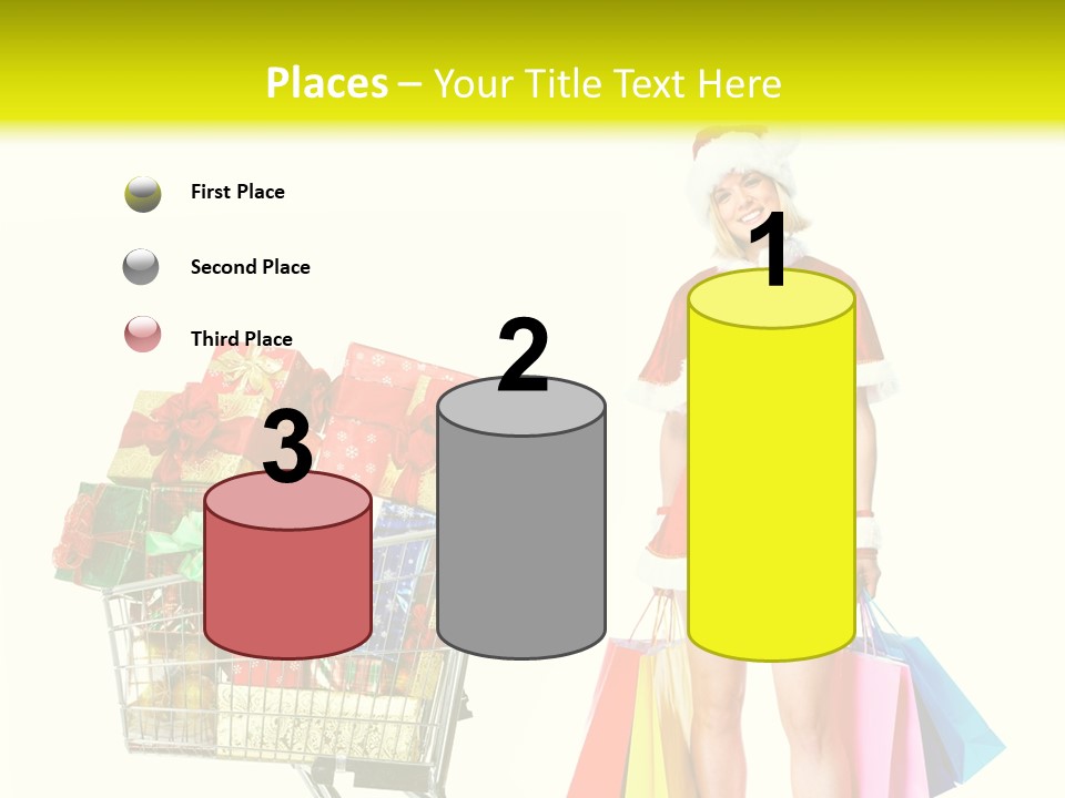 Lady Cap Isolated PowerPoint Template