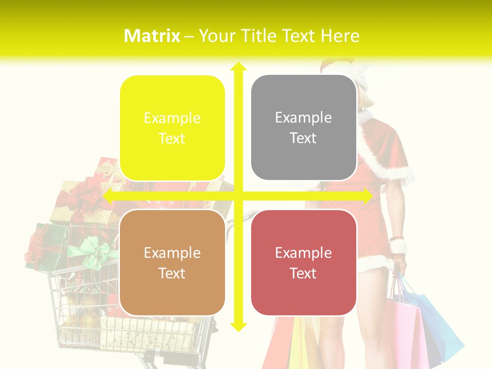 Lady Cap Isolated PowerPoint Template