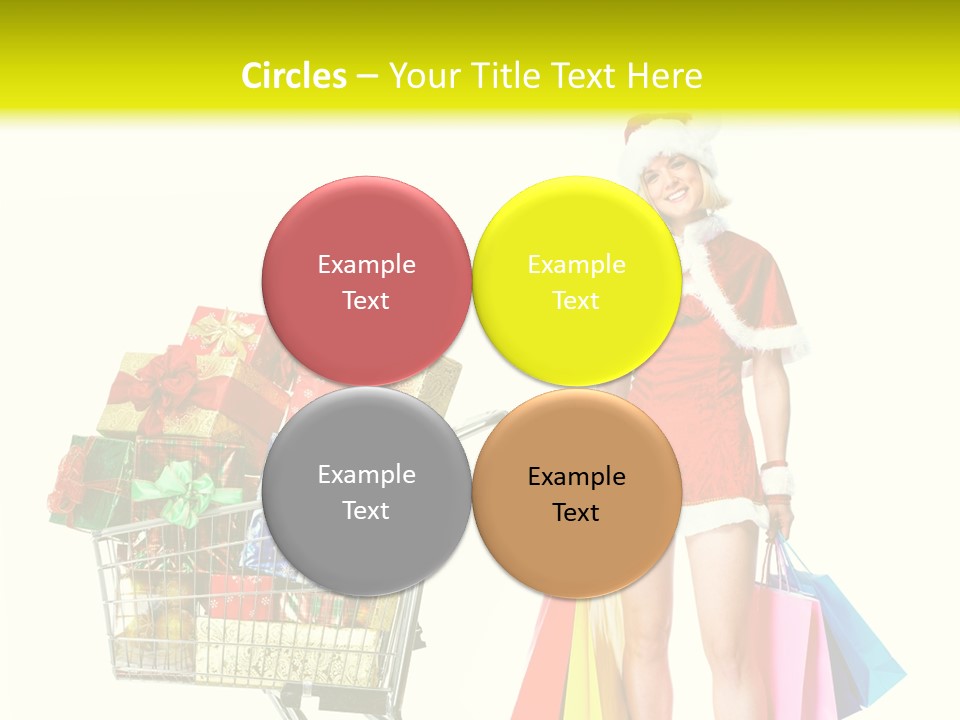 Lady Cap Isolated PowerPoint Template