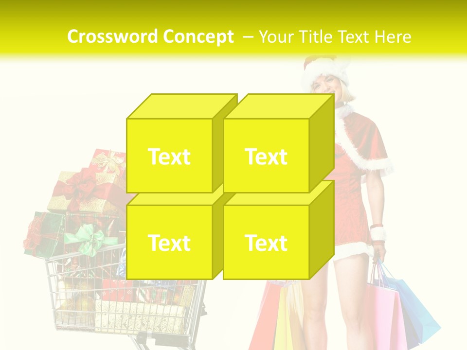 Lady Cap Isolated PowerPoint Template