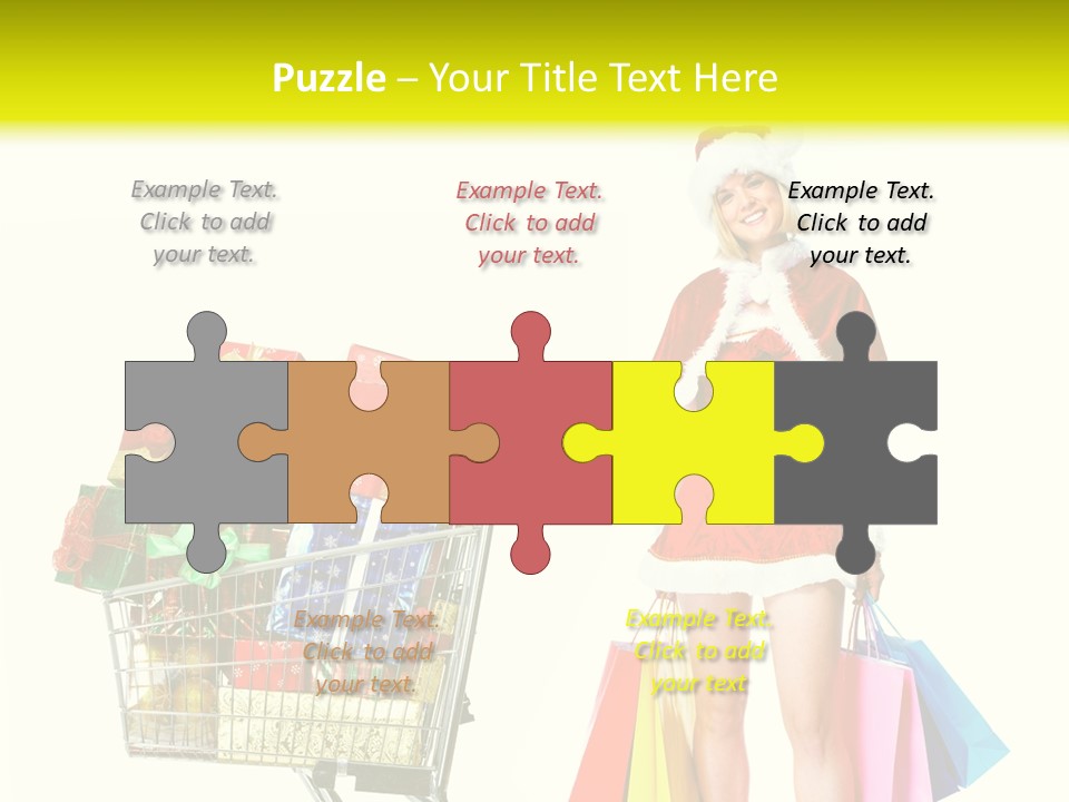 Lady Cap Isolated PowerPoint Template