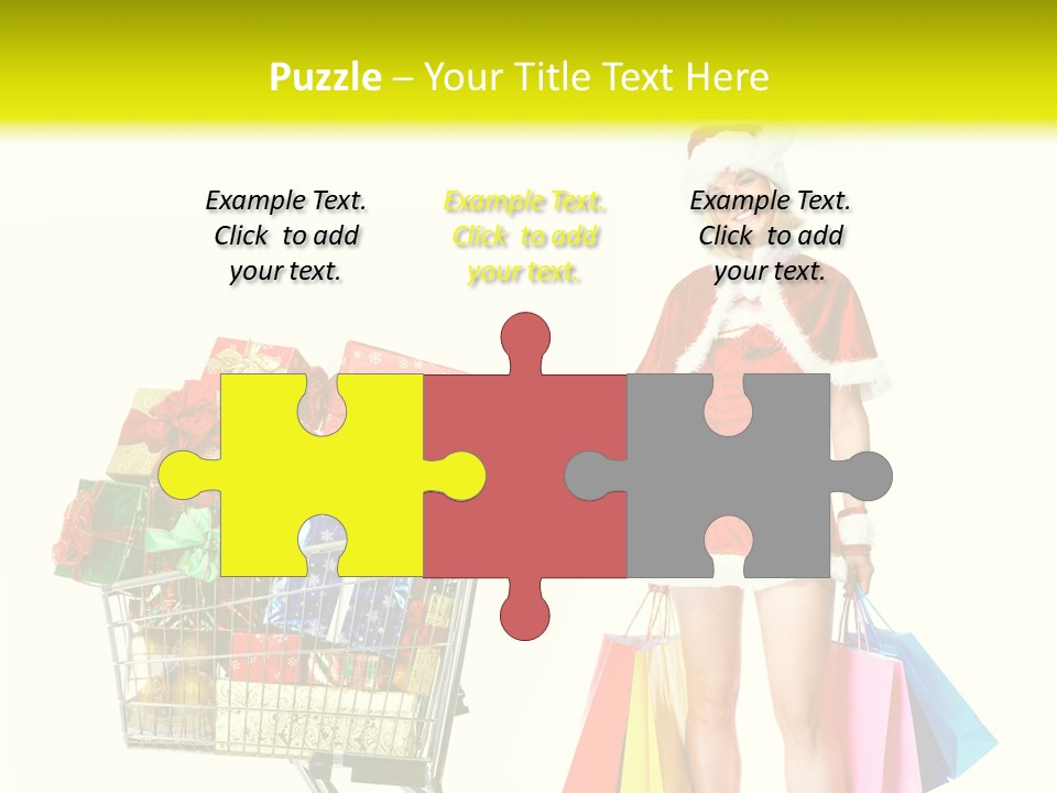 Lady Cap Isolated PowerPoint Template