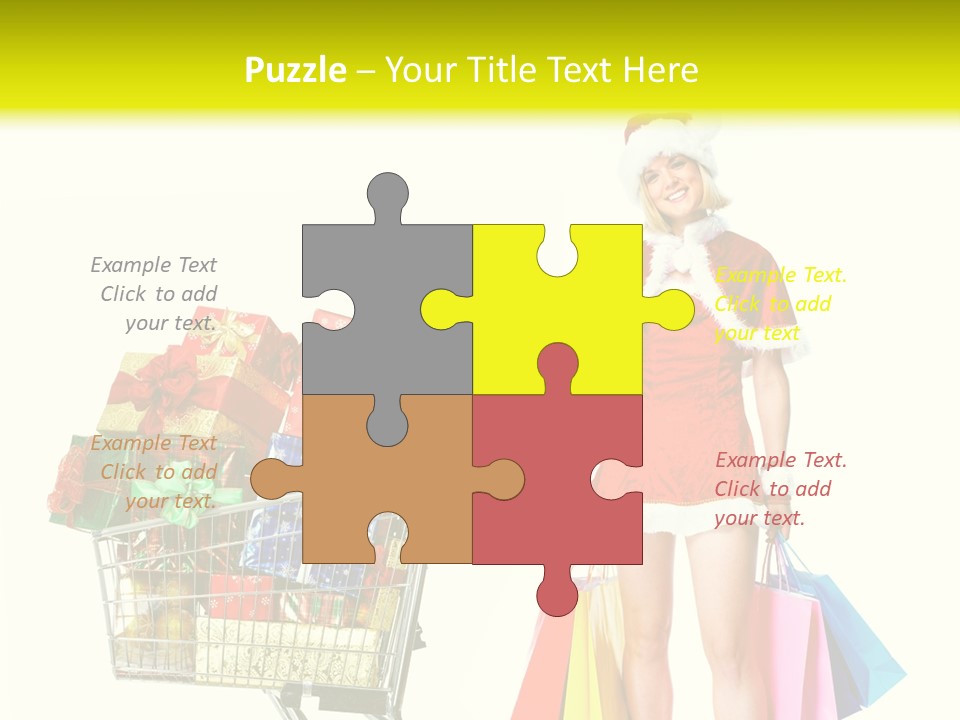 Lady Cap Isolated PowerPoint Template