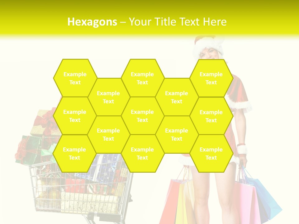 Lady Cap Isolated PowerPoint Template