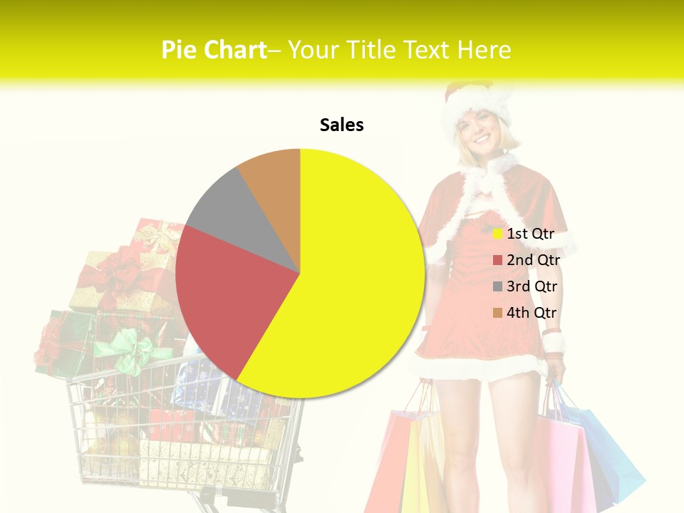 Lady Cap Isolated PowerPoint Template