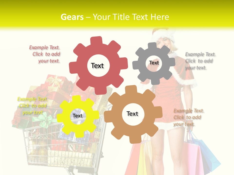 Lady Cap Isolated PowerPoint Template