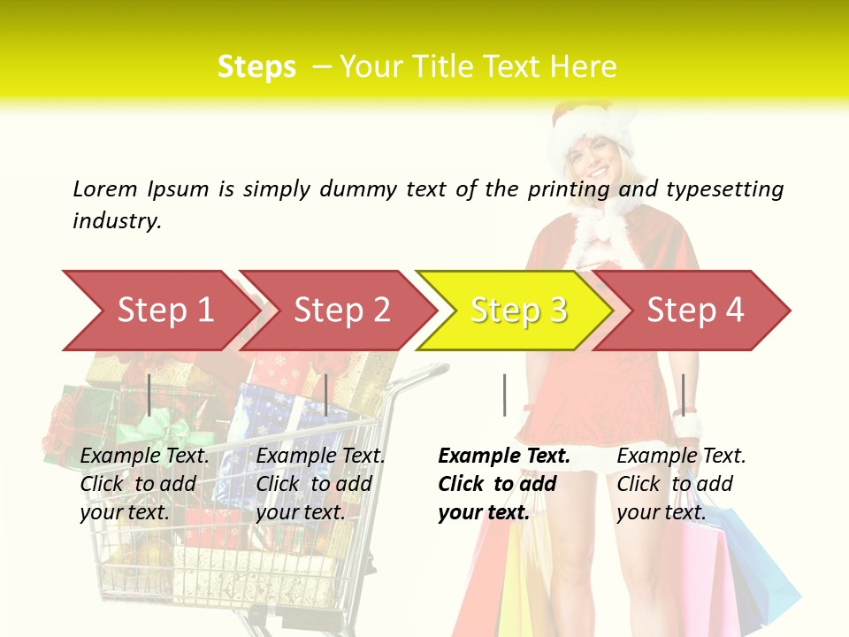 Lady Cap Isolated PowerPoint Template