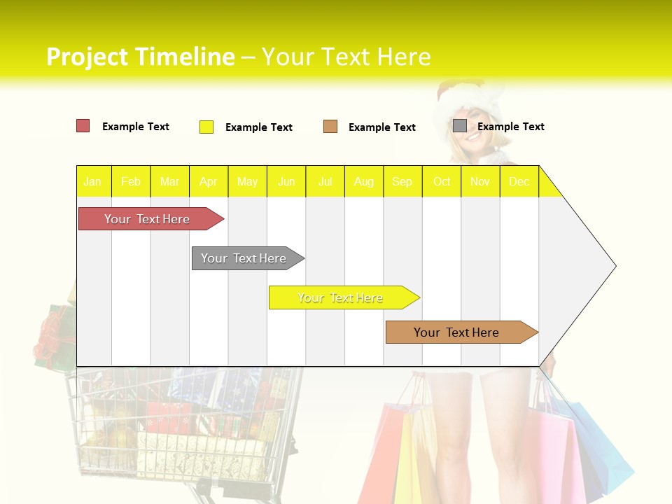 Lady Cap Isolated PowerPoint Template