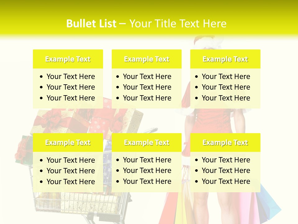 Lady Cap Isolated PowerPoint Template