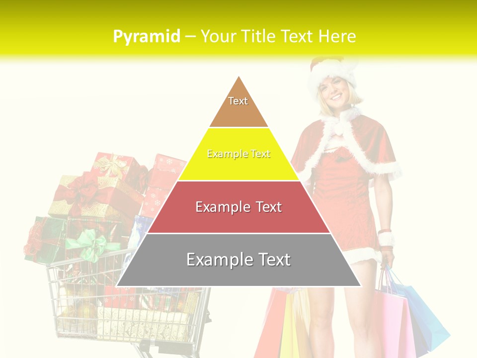 Lady Cap Isolated PowerPoint Template