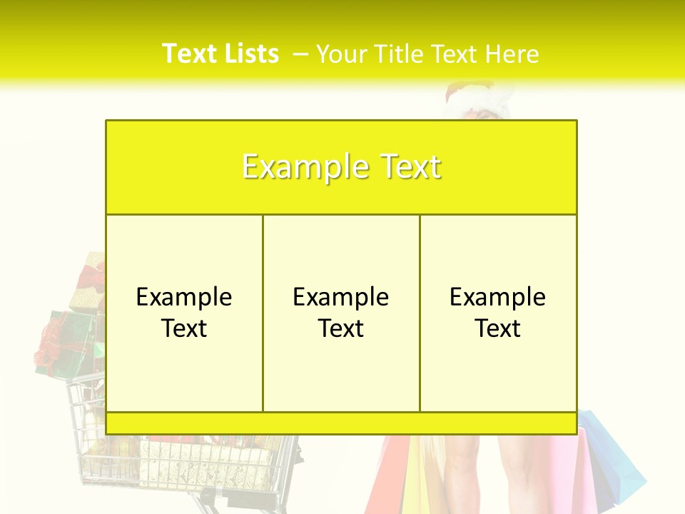 Lady Cap Isolated PowerPoint Template