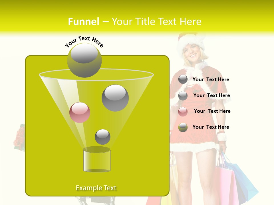 Lady Cap Isolated PowerPoint Template