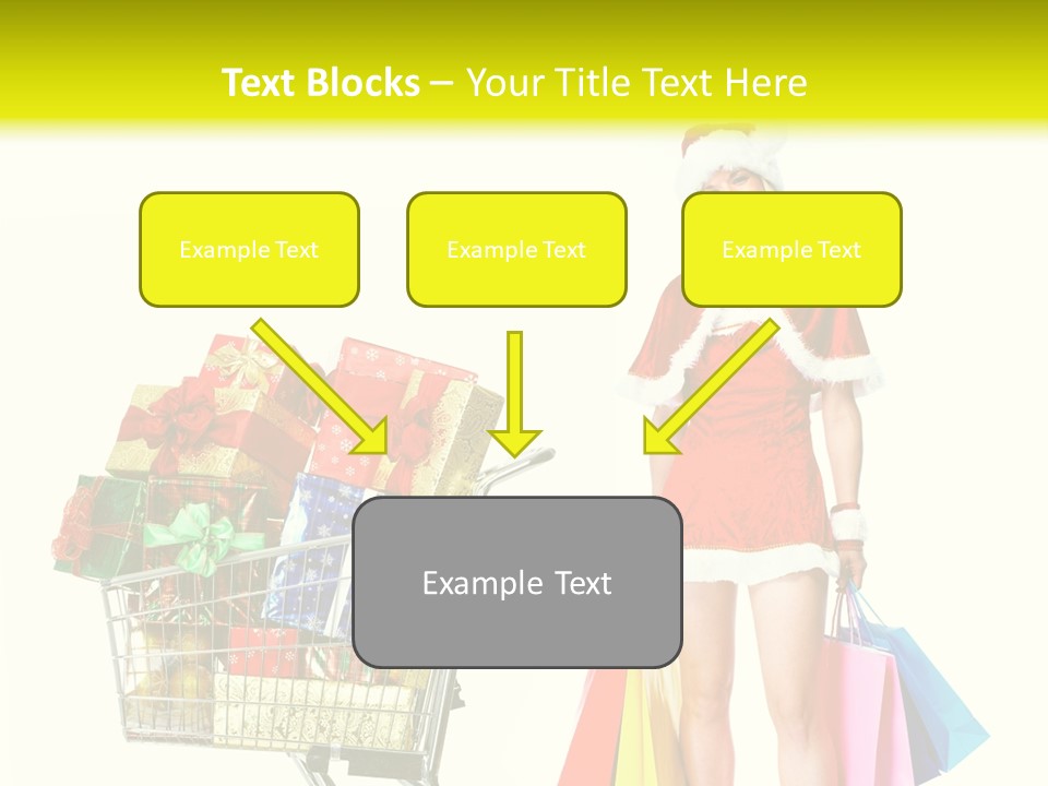 Lady Cap Isolated PowerPoint Template