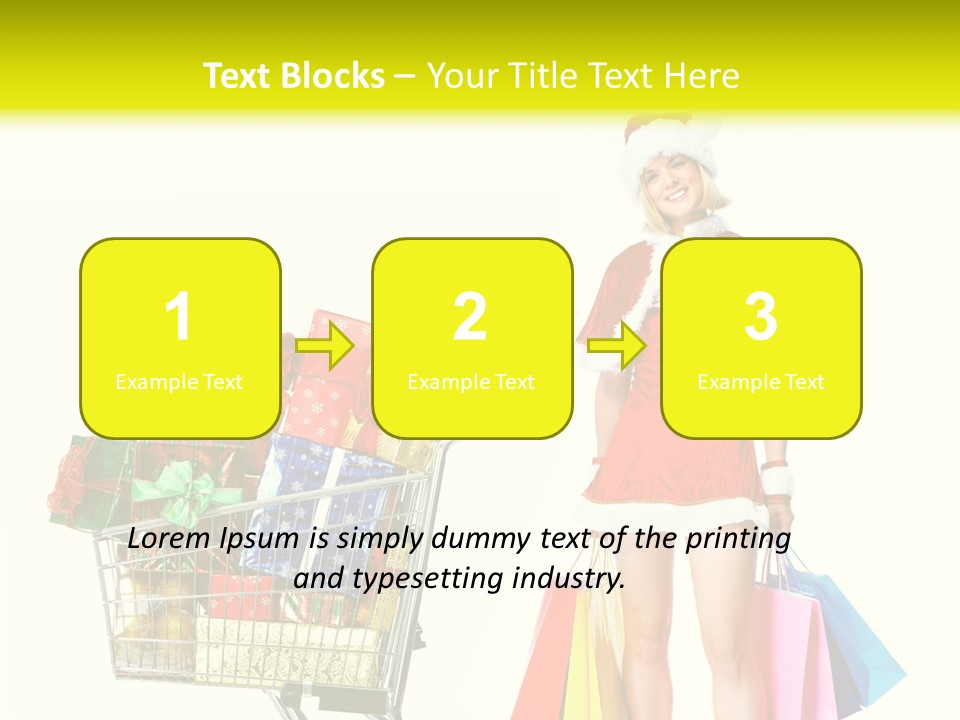 Lady Cap Isolated PowerPoint Template