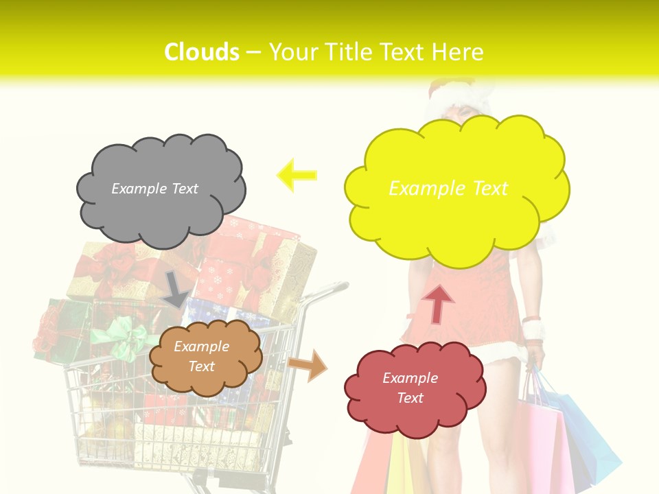 Lady Cap Isolated PowerPoint Template