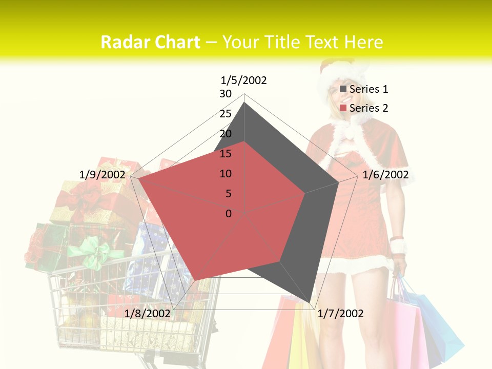 Lady Cap Isolated PowerPoint Template