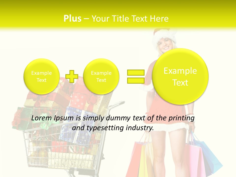 Lady Cap Isolated PowerPoint Template