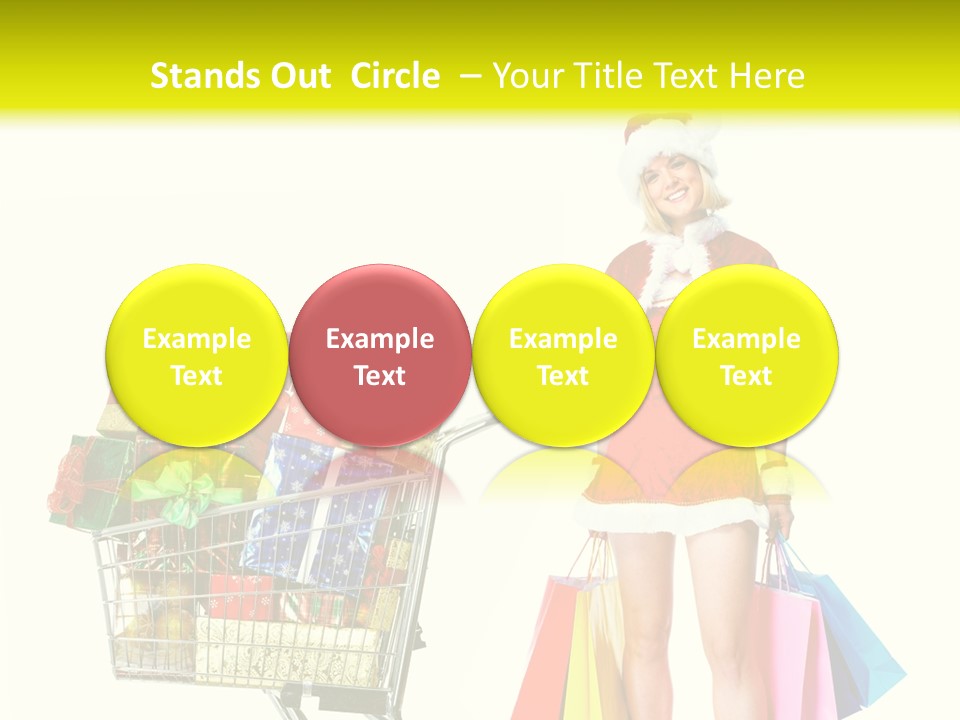 Lady Cap Isolated PowerPoint Template