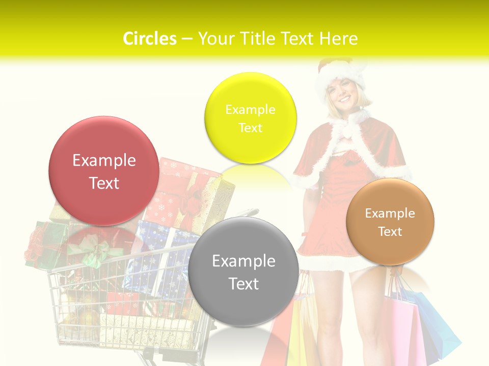 Lady Cap Isolated PowerPoint Template